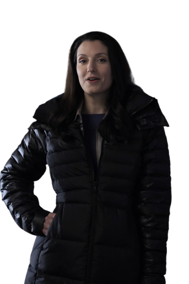 Adriana Russo Finding Her Edge Puffer Jacket